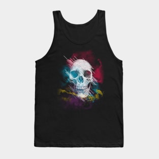 Skull Galaxy Tank Top